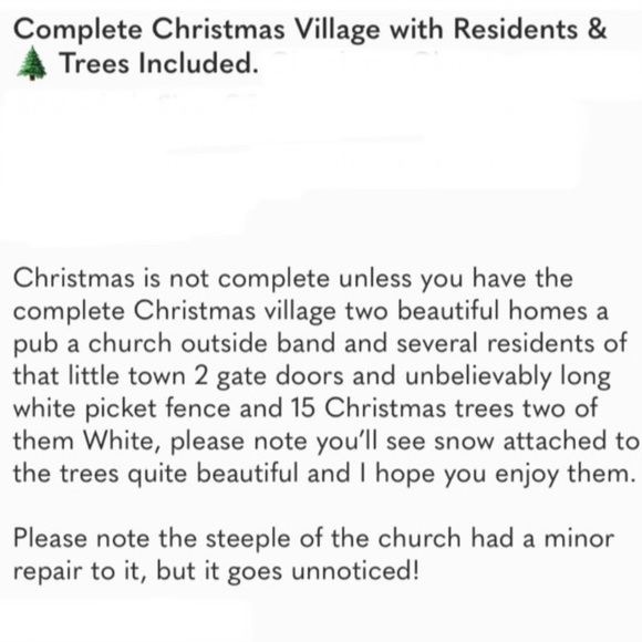 Make an OFFER Colossal CHRISTMAS READY VILLAGE, Villagers, Ornaments, Trees - Picture 9 of 17